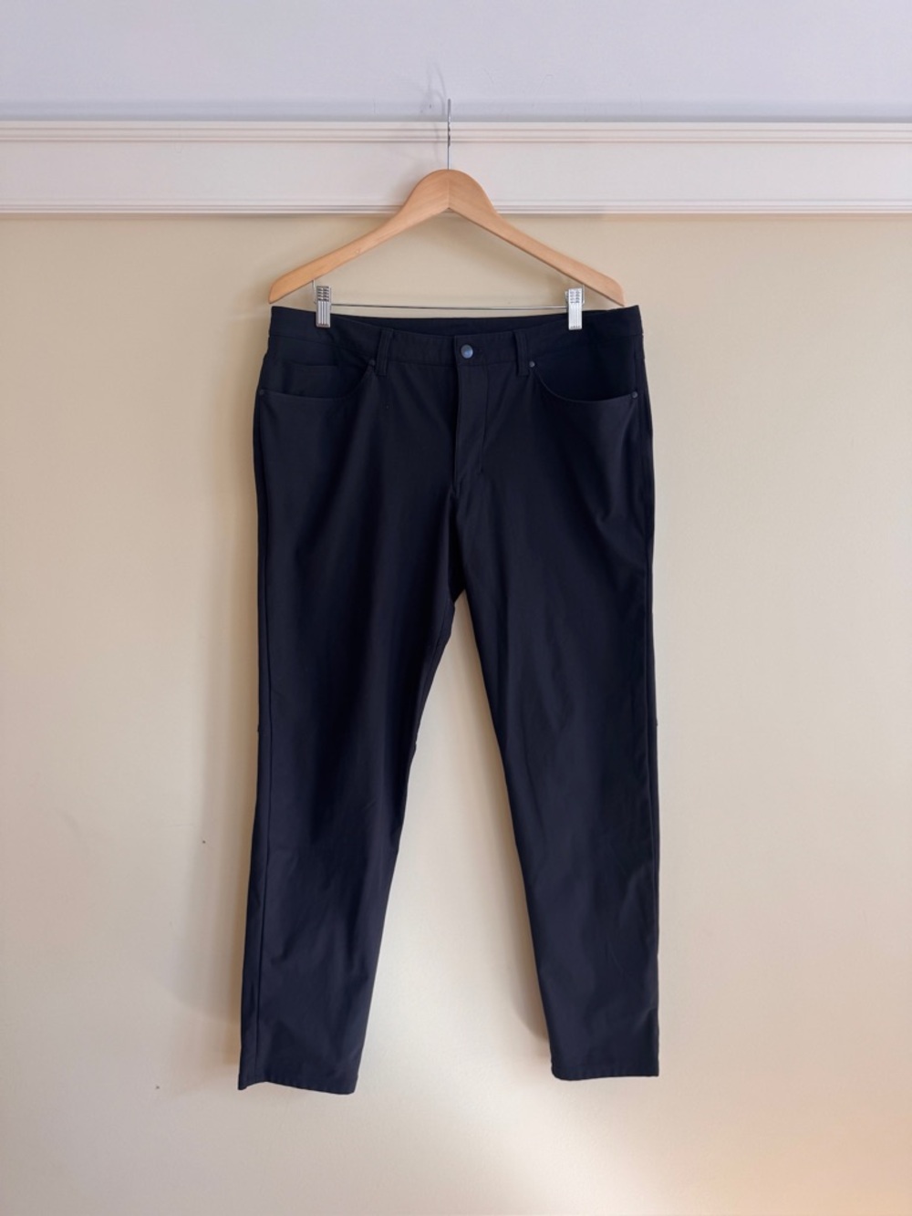 Lululemon ABC Classic-Fit 5 Pocket Pants Black Size 36 Warpstreme